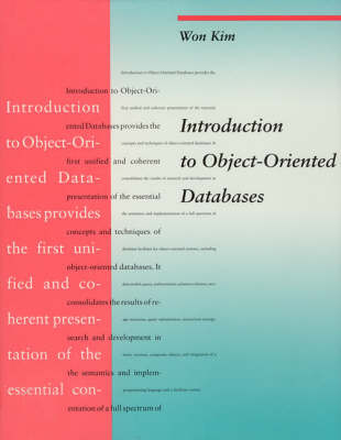 Book cover for Introduction to Object-oriented Data Bases