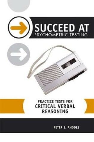 Cover of Practice Tests for Critical Verbal Reasoning