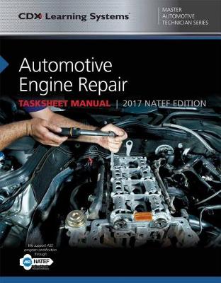 Book cover for Automotive Engine Repair Tasksheet Manual