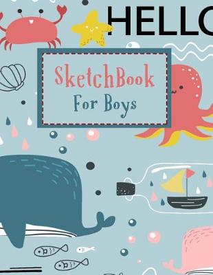 Cover of Sketchbook For Boys