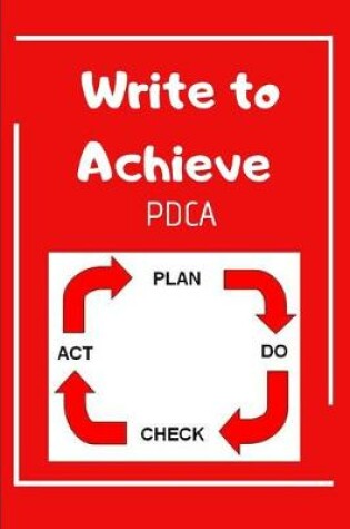 Cover of Write to Achieve PDCA