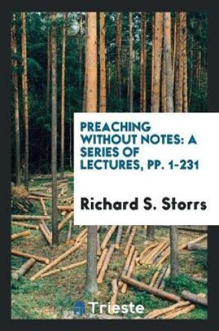 Cover of Preaching Without Notes