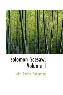 Book cover for Solomon Seesaw, Volume I