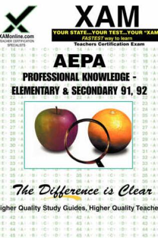 Cover of Aepa Professional Knowledge: Elementary & Secondary 91, 92