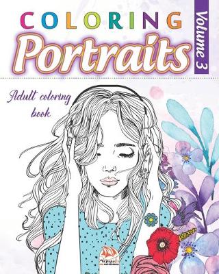 Book cover for Coloring portraits 3