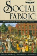 Book cover for The Social Fabric: American Life from the War to the Present