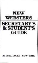 Book cover for New Webster's Secretarys & Student