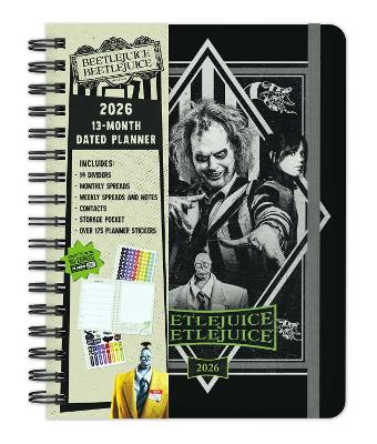 Book cover for 2026 Beetlejuice Beetlejuice 13-Month Weekly Planner