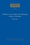 Book cover for Voltaire et son exegese du Pentateuque