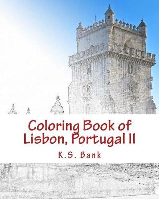 Cover of Coloring Book of Lisbon, Portugal II