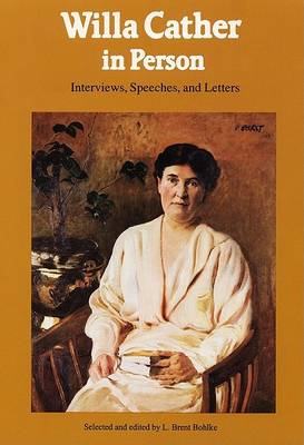 Book cover for Willa Cather in Person