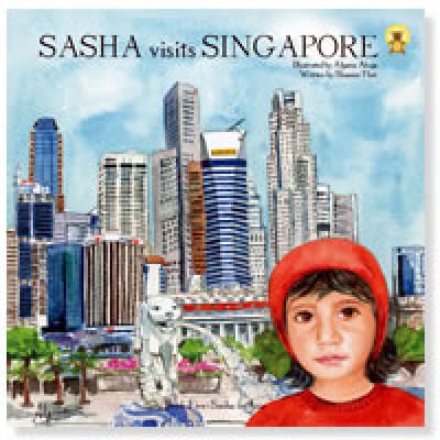 Book cover for Sasha Visits Singapore