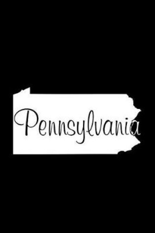 Cover of Pennsylvania - Black Lined Notebook with Margins