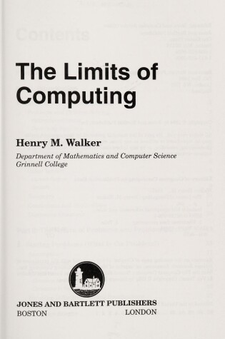 Cover of The Limits of Computing