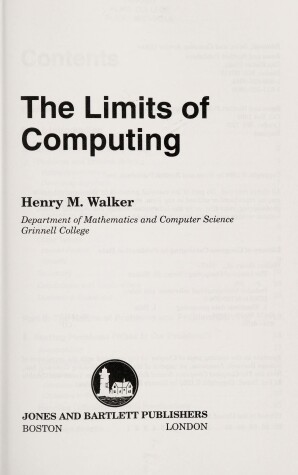 Book cover for The Limits of Computing