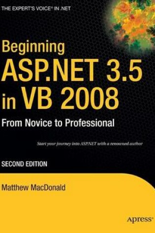 Cover of Beginning ASP.NET 3.5 in VB 2008