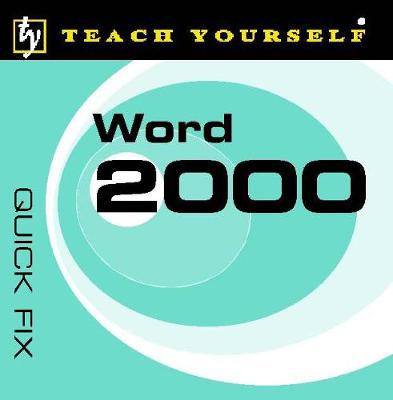 Book cover for Word 2000