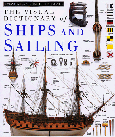 Book cover for The Visual Dictionary of Ships and Sailing