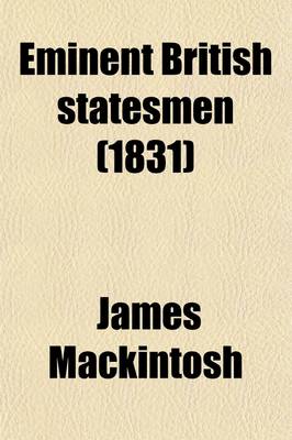 Book cover for Eminent British Statesmen (Volume 1)