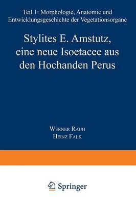 Book cover for Stylites E. Amstutz, Eine Neue Isoëtacee Aus Den Hochanden Perus