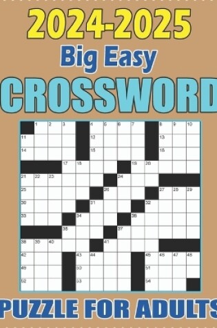 Cover of 2024-2025 Crossword Puzzle For Adults