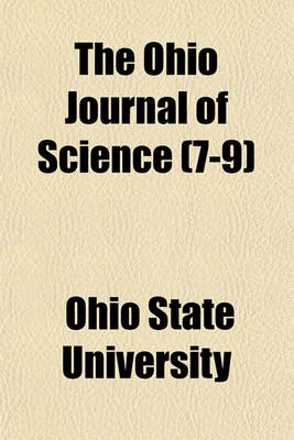 Book cover for The Ohio Journal of Science (7-9)