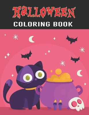 Book cover for Halloween Coloring Book