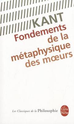 Book cover for Fondements de la metaphysique des moeurs