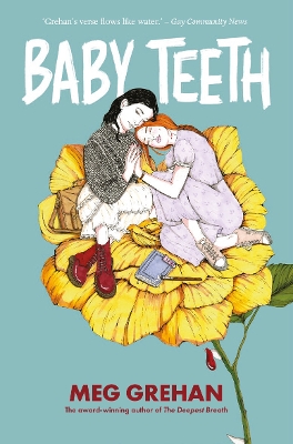 Book cover for Baby Teeth – "Gloriously queer" (Kirkus starred review)