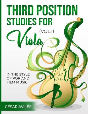 Book cover for Third Position Studies for Viola, Vol. I