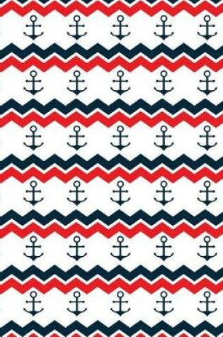 Cover of Anchor Red White Blue Notebook - Wide Ruled