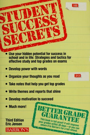 Book cover for Barron's Student Success Secrets