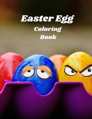 Book cover for Easter Egg Coloring Book