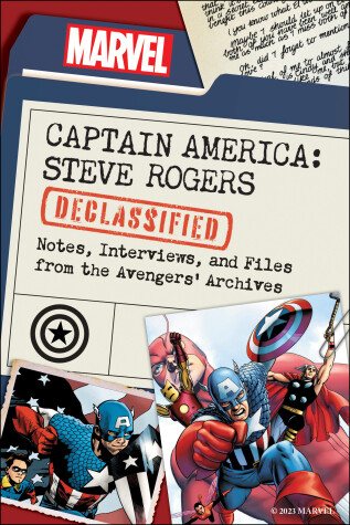Book cover for Captain America: Steve Rogers Declassified