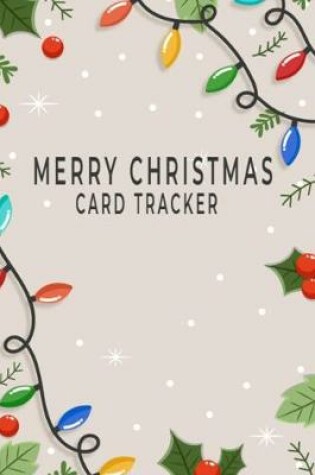 Cover of Merry Christmas Card Tracker