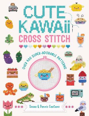 Book cover for Cute Kawaii Cross Stitch