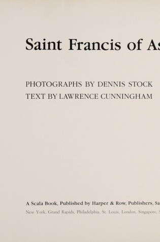 Cover of Saint Francis of Assisi