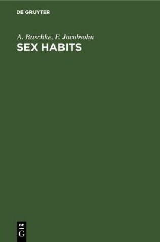 Cover of Sex Habits