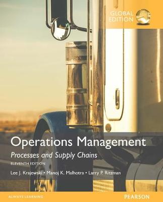 Book cover for MyOMLab with Pearson eText -- Access Card -- for Operations Management: Processes and Supply Chains, Global Edition