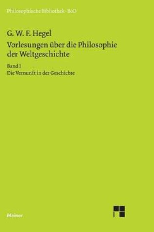 Cover of Vorlesungen uber die Philosophie der Weltgeschichte