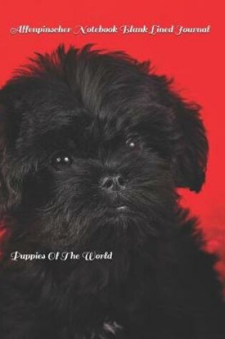 Cover of Affenpinscher Notebook Blank Lined Journal