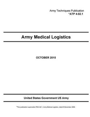 Book cover for Army Techniques Publication ATP 4-02.1 Army Medical Logistics