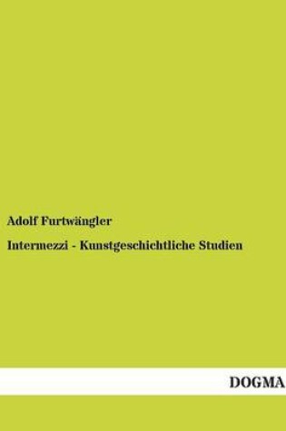 Cover of Intermezzi - Kunstgeschichtliche Studien