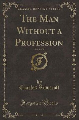 Cover of The Man Without a Profession, Vol. 1 of 3 (Classic Reprint)