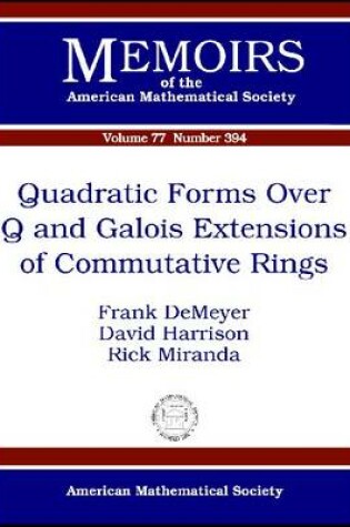 Cover of Quadratic Forms Over Q and Galois Extensions of Commutative Rings