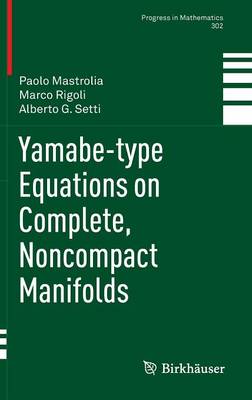 Book cover for Yamabe-type Equations on Complete, Noncompact Manifolds