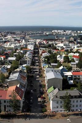 Book cover for An Aerial View of Reykjavik, Iceland