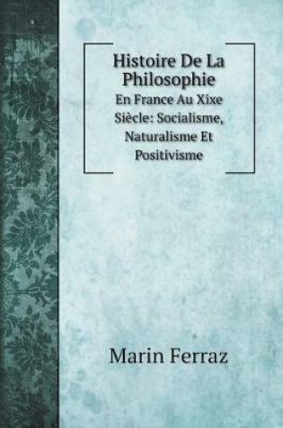 Cover of Histoire De La Philosophie