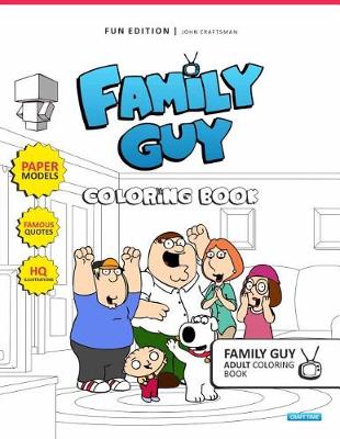 Book cover for Family Guy Coloring Book