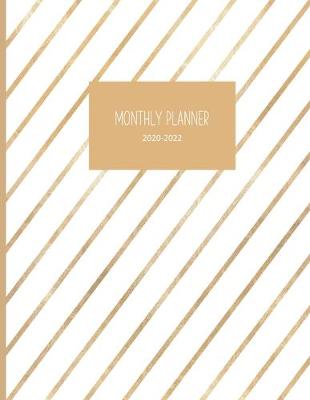 Book cover for Monthly Planner 2020-2022